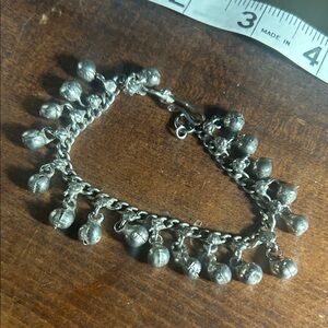 Vintage Ankle Bracelet With Jingling Bells Tribal BOHO Whimsy
